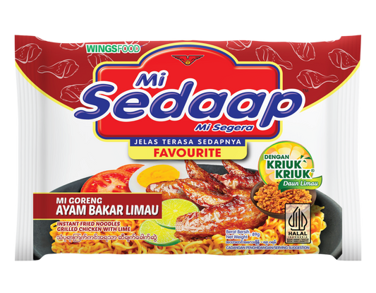 Mi Sedaap Grilled Chicken with Lime Flavor