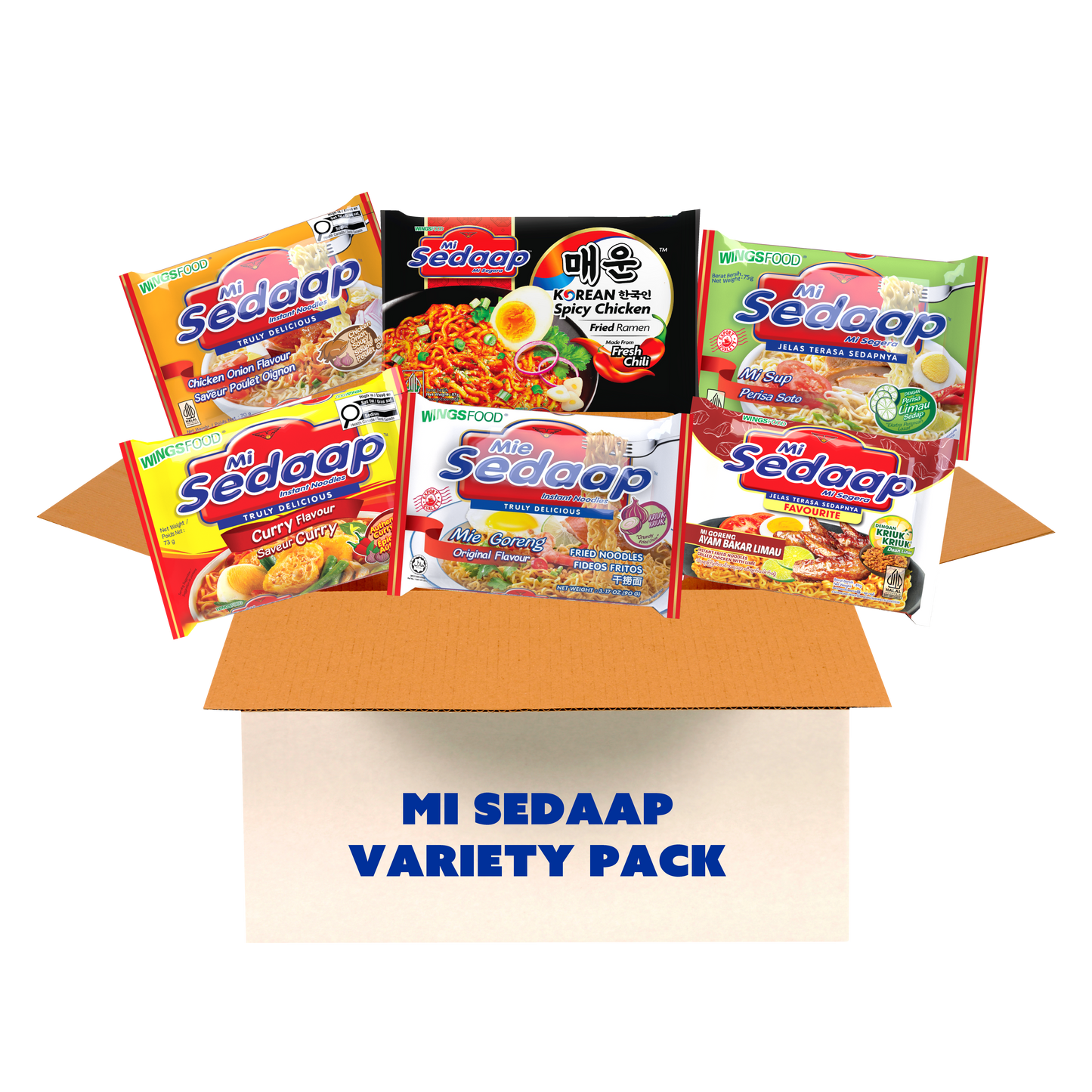 Mi Sedaap Bag - Variety Pack (Pack of 30)