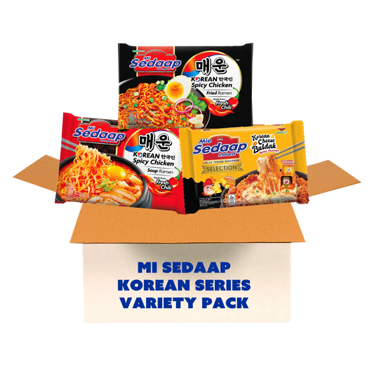 Mi Sedaap Bag Korean Series - Variety Pack (Pack of 30)