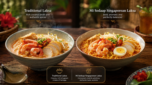 Fancy Laksa vs Mi Sedaap Singaporean Spicy Laksa: Which One Wins Your Bowl?
