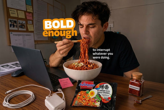 Why Korean Spicy Chicken Noodles Are the Ultimate Deadline Break