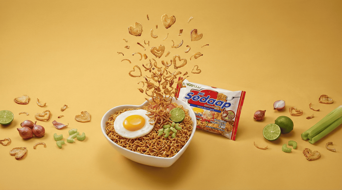 Bowl of love is a bowl of Mi Sedaap Original Dry Noodles