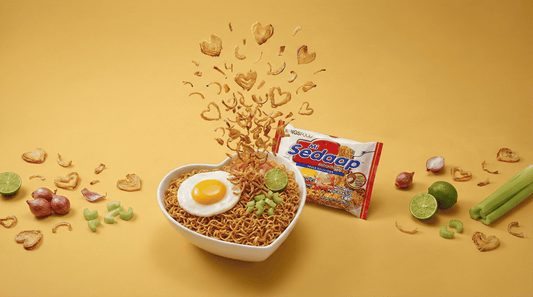 Bowl of love is a bowl of Mi Sedaap Original Dry Noodles