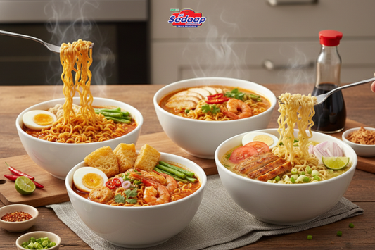 Exploring Mi Sedaap Soup Variants: From Singaporean Spicy Laksa to Classic Chicken Onion Comfort