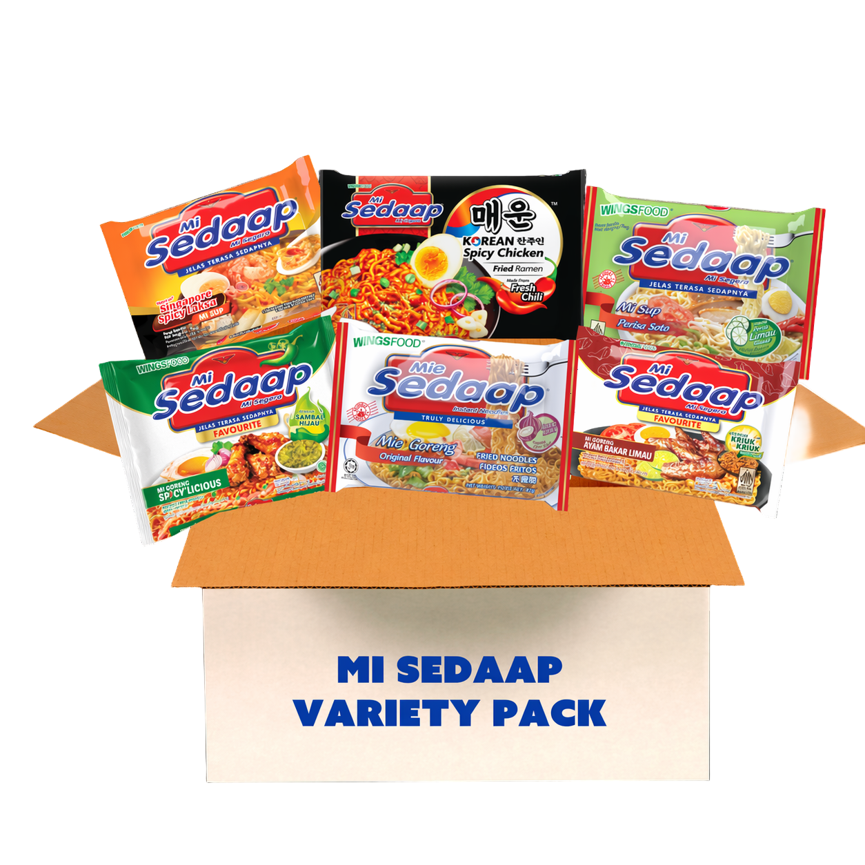 Mi Sedaap Bag - Variety Pack (Pack of 30)