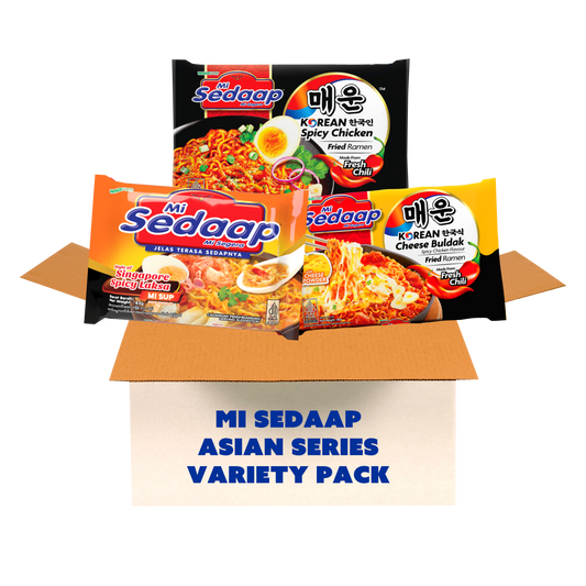 Mi Sedaap Bag Asian Series - Variety Pack (Pack of 30)